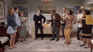 每日GIF(2021-02-24)的gif-The Worm Happy Dance GIF by Saturday Night Live