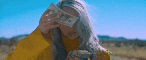 每日GIF(2021-03-02)的gif-Billie Eilish Money GIF by Interscope Records