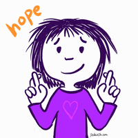 每日GIF(2021-03-07)的gif-Fingers Crossed Hoping GIF
