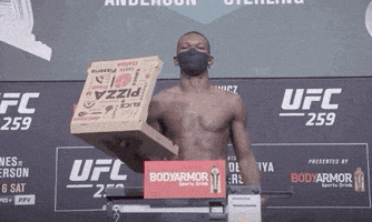 每日GIF(2021-03-07)的gif-Weigh In Israel Adesanya GIF by UFC