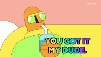 每日GIF(2021-03-11)的gif-You Got This GIF by Adult Swim