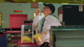 每日GIF(2021-03-11)的gif-El Conejo Malo Popcorn GIF by Bad Bunny