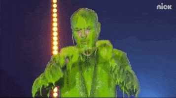 每日GIF(2021-03-14)的gif-Robert Downey Jr Slime GIF by Kids' Choice Awards