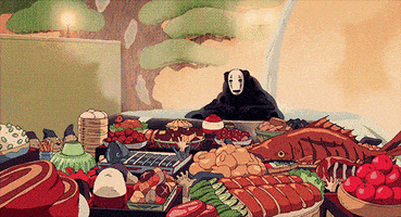 每日GIF(2021-03-15)的gif-Food Dinner GIF by Spirited Away