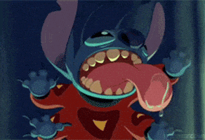 每日GIF(2021-03-15)的gif-Hungry Lilo And Stitch GIF