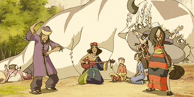 每日GIF(2021-03-15)的gif-Avatar The Last Airbender Dancing GIF by Nickelodeon