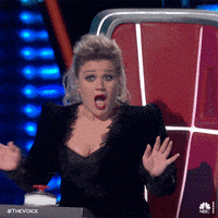 每日GIF(2021-03-17)的gif-Kelly Clarkson Wow GIF by The Voice