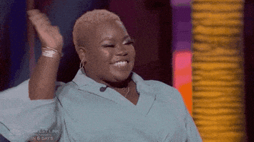 每日GIF(2021-03-17)的gif-Waving Black Woman GIF by America's Got Talent