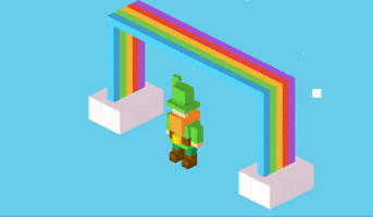 每日GIF(2021-03-18)的gif-Love Is Love Rainbow GIF by Crossy Road