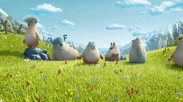 每日GIF(2021-03-20)的gif-Flower Power Flowers GIF by Woodblock