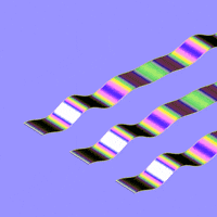 每日GIF(2021-03-24)的gif-3D Waves GIF by Memmil