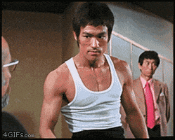 每日GIF(2021-03-25)的gif-Stop It Bruce Lee GIF