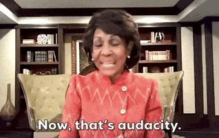 每日GIF(2021-03-28)的gif-Maxine Waters Megan Thee Stallion GIF by GIPHY News