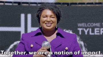每日GIF(2021-03-28)的gif-Stacey Abrams Naacp GIF by BET