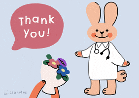 每日GIF(2021-03-31)的gif-Healthcare Thank You GIF