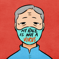 每日GIF(2021-03-31)的gif-Chinese Mask GIF by INTO ACTION