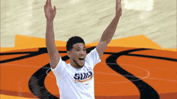每日GIF(2021-04-01)的gif-Phoenix Suns Kiss GIF by NBA