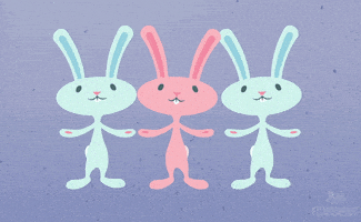 每日GIF(2021-04-04)的gif-Easter Bunny Love GIF by Ecard Mint