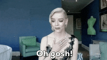 每日GIF(2021-04-05)的gif-Anya Taylor Joy Omg GIF by SAG Awards