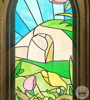 每日GIF(2021-04-05)的gif-Easter Sunday Jesus GIF by Hallmark Gold Crown