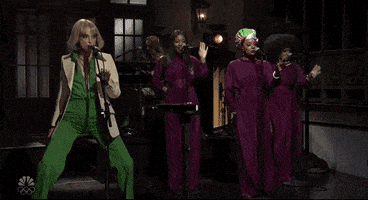 每日GIF(2021-04-05)的gif-St Vincent Snl GIF by Saturday Night Live