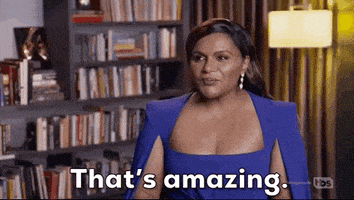 每日GIF(2021-04-05)的gif-Mindy Kaling Thats Amazing GIF by SAG Awards