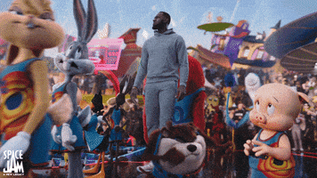 每日GIF(2021-04-06)的gif-Lebron James Basketball GIF by Space Jam