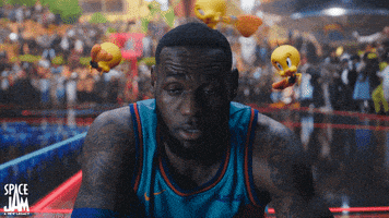 每日GIF(2021-04-10)的gif-Lebron James Sport GIF by Space Jam
