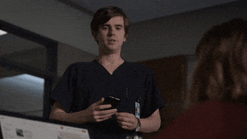 每日GIF(2021-04-10)的gif-You Cant Freddie Highmore GIF by ABC Network
