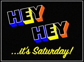 每日GIF(2021-04-11)的gif-Hey Hey Weekend GIF by GIPHY Studios Originals