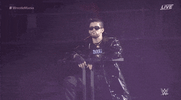 每日GIF(2021-04-12)的gif-Bad Bunny Wrestling GIF by WWE