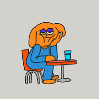 每日GIF(2021-04-13)的gif-Bored Eyeroll GIF by GIPHY Studios Originals