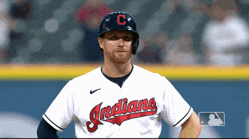 每日GIF(2021-04-14)的gif-Confused Cleveland Indians GIF by MLB