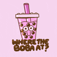 每日GIF(2021-04-17)的gif-Boba Tea GIF by GIPHY Studios Originals