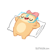 每日GIF(2021-04-19)的gif-Tired Pillow Talk GIF by SLOTHILDA