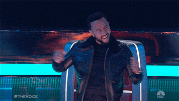 每日GIF(2021-04-20)的gif-Excited John Legend GIF by The Voice