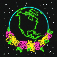 每日GIF(2021-04-20)的gif-Outer Space Illustration GIF by Dyanapyehchek