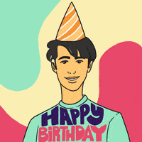 每日GIF(2021-04-20)的gif-Happy Birthday GIF by Hello All