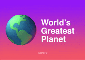 每日GIF(2021-04-22)的gif-Earth Planet GIF by GIPHY Cares
