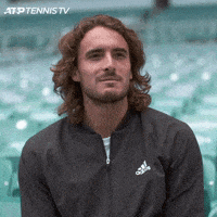 每日GIF(2021-04-22)的gif-Happy Stefanos Tsitsipas GIF by Tennis TV