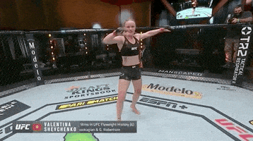 每日GIF(2021-04-22)的gif-Valentina Shevchenko Dancing GIF by UFC
