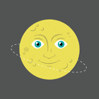每日GIF(2021-04-23)的gif-Art Moon GIF by waywardpencil