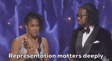 每日GIF(2021-04-24)的gif-Oscars Representation Matters GIF by The Academy Awards