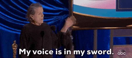 每日GIF(2021-04-27)的gif-Frances Mcdormand Oscars GIF by The Academy Awards