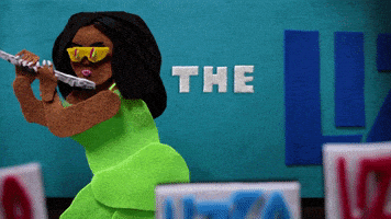 每日GIF(2021-04-28)的gif-Truth Hurts Lyric Video GIF by Lizzo