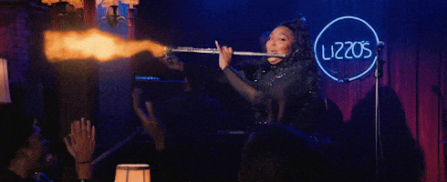 每日GIF(2021-04-28)的gif-In The Zone Fire GIF by Lizzo