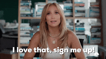 每日GIF(2021-04-30)的gif-Sign Me Up Jennifer Lopez GIF by NBC