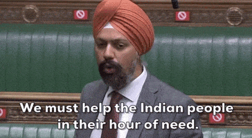 每日GIF(2021-05-03)的gif-Covid19India GIF by GIPHY News
