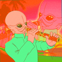 每日GIF(2021-05-05)的gif-Star Wars Aliens GIF by GIPHY Studios Originals