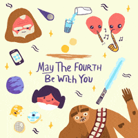 每日GIF(2021-05-05)的gif-May The Fourth Be With You Star Wars GIF by Dots